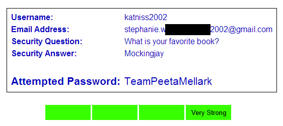 Example 2 - Strong Password